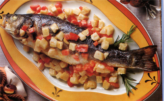Branzino alle verdure