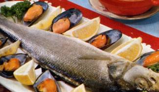 Branzino in salsa bianca