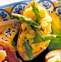 Bruschette agli asparagi