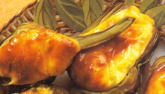 Carciofi ripieni di formaggio