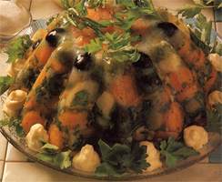 Carote in gelatina
