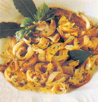 Cipolle e funghi ubriachi
