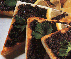 Crostini al pat di mare
