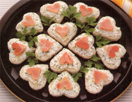 Cuoricini al salmone