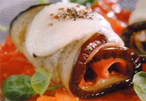 Fagottini alle melanzane