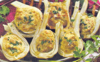 Finocchi gratinati al pesce
