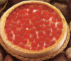 Focaccia alle ciliegie