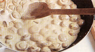 Funghi alla panna