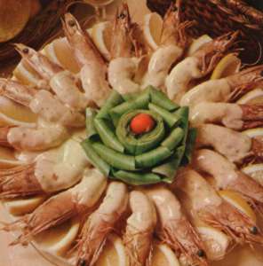 Gamberi in salsa piccante