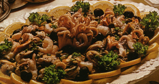 Insalata di mare all'isolana