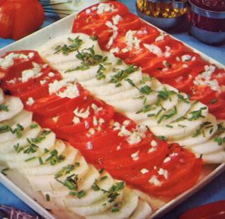 Insalata di pomodori e cetrioli