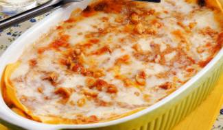 Lasagne con noci
