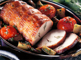 Lonza all'aglio