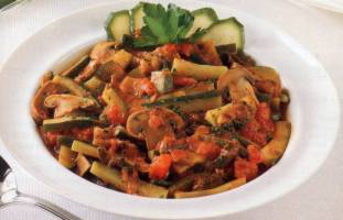 Mix di zucchine e funghi