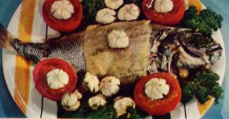 Orata con i funghi