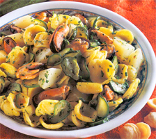 Orecchiette verdure e cozze