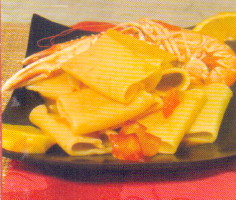 Paccheri agli scampi