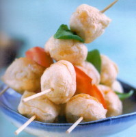 Palline di pesce al ketchup