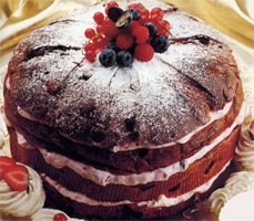 Panettone in rosa