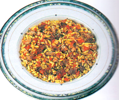 Pasta al grano di carne