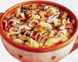 Pasta e fagioli marinara