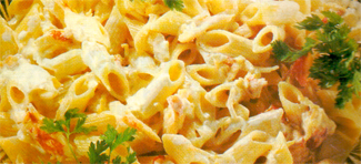 Penne alla polpa di granchio