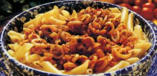 Penne con seppioline
