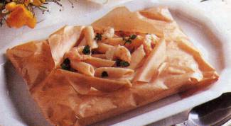 Pennette di mare al cartoccio