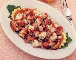 Polipo in insalata