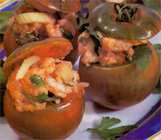 Pomodori ripieni ai gamberi