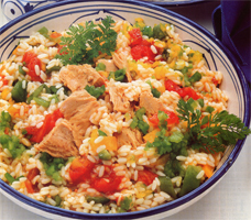 Risotto ai peperoni e tonno