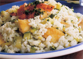 Risotto con nasello