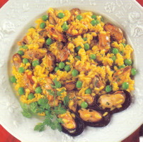 Risotto zafferano e cozze