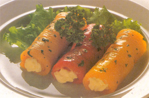 Rotolini di peperoni farciti