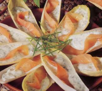 Salmone in foglia