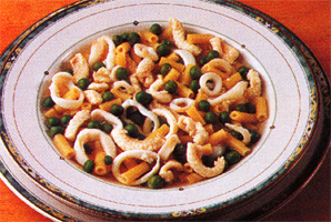 Sedanini alla sogliola e calamari