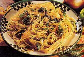 Spaghetti ai fiori di zucca