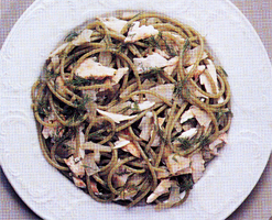 Spaghetti al branzino