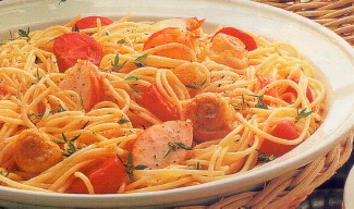 Spaghetti con aragosta