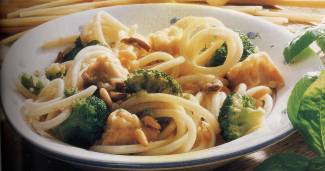 Spaghetti pesce e broccoli