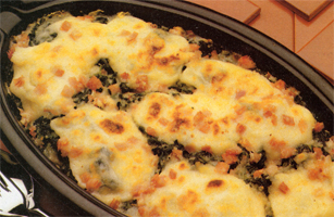 Spinaci in crema gratinati