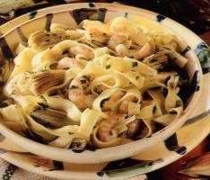 Tagliatelle ai gamberetti