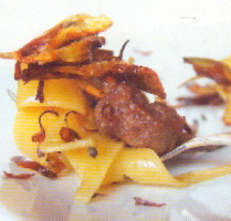 Tagliatelle all'agnello profumato