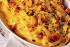 Tagliatelle alla pancetta