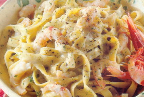 Tagliatelle marinare alla crema di fagioli