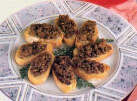 Tartine al vin santo
