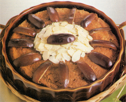 Torta ai datteri e mandorle