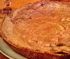 Torta al caff e noci