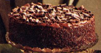 Torta della nonna con cioccolata