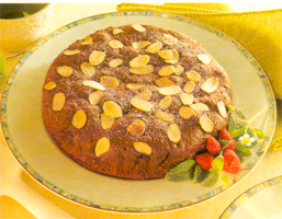 Torta di cacao alle mandorle